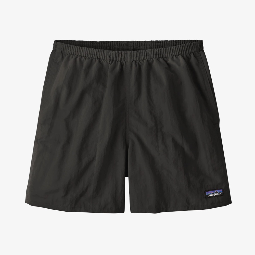 Patagoina Men’s Baggie Shorts 5” inseam- (Black) Cutout mesh lining